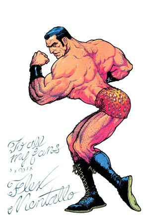 Illustration for article titled Holy Muscle Mystery, Flex Mentallo is finally back in print!